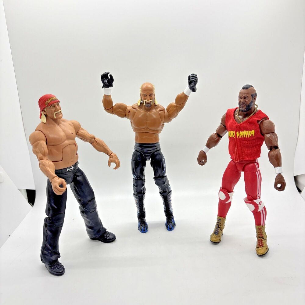 Mattel WWE Ultimate Edition MR T (Wrestlemania 1 ) Loose Wrestling + Hogans